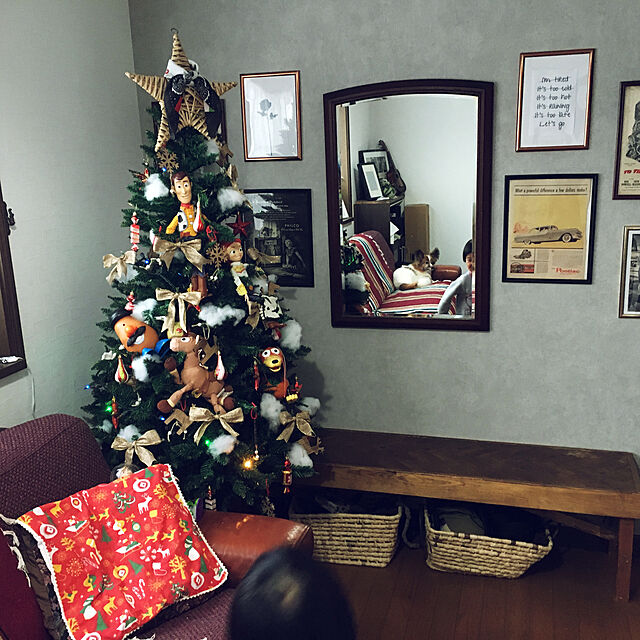 airi.4kidsの-即納 クリスマスツリー 180cm 枝が増えた オーナメントなし ツリー おしゃれ ヌードツリー 北欧 クリスマス ツリー ツリースカート追加可能の家具・インテリア写真