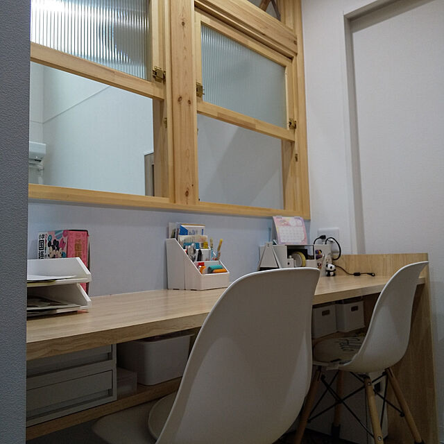 makoのニトリ-Ａ４ファイルトレー(オールホワイト) の家具・インテリア写真
