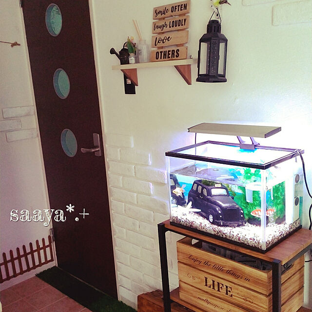 saayaのAwos-jp-Awos 背景水槽の装飾背景のポスター装飾的な海の星の絵PVCステッカー風景水族館の水槽(61*30cm)の家具・インテリア写真