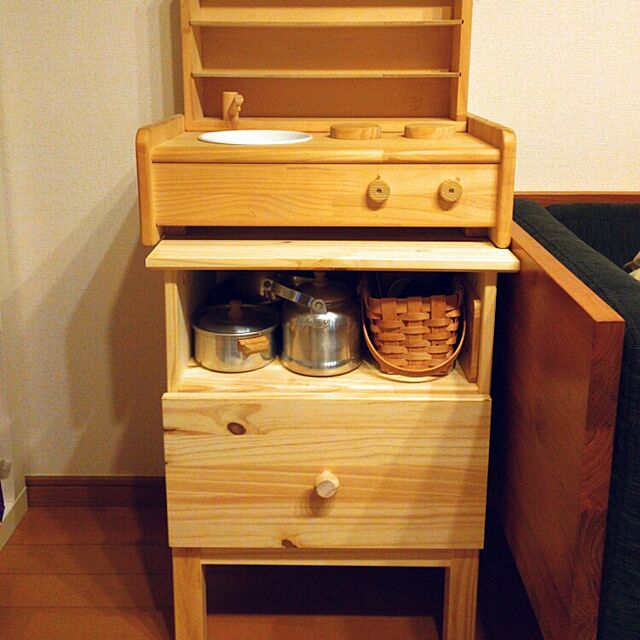kouyoriの木遊舎-木遊舎 ミニキッチン・棚BOXセットの家具・インテリア写真