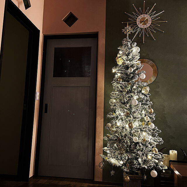 ynts0226の-【P7倍&オーナメント無料企画&10%OFF】クリスマスツリー 北欧 おしゃれ フィルムポットツリー180cm オーナメント 飾り なし 高級ポットツリー ヌードツリーの家具・インテリア写真