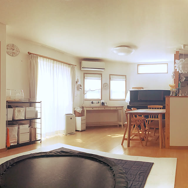 peのカワセ-IRONMAN CLUB(鉄人倶楽部) 家庭用 トランポリン 48 ブラック 直径約120cm IMC-27の家具・インテリア写真