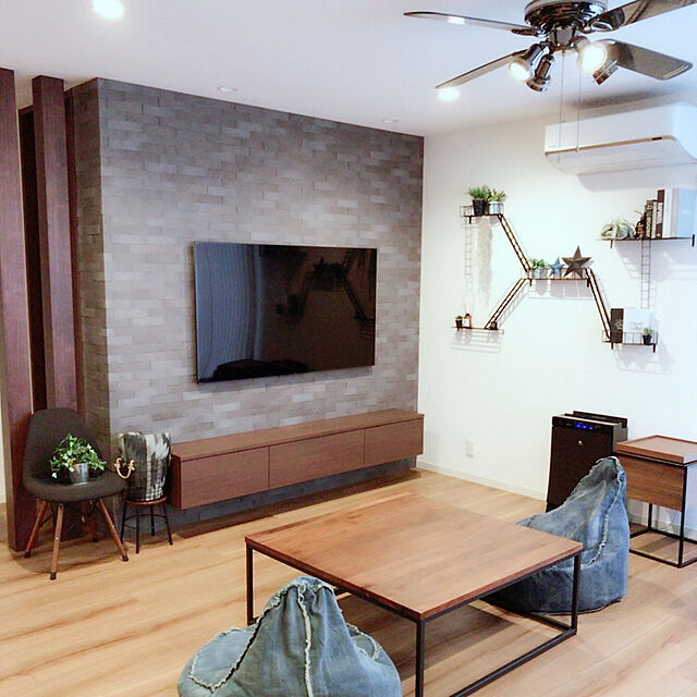 Asamiの-VENTO チェアビーズクッション(60R×H60cm) デニム クッション ヴィンテージ おしゃれ 洗えるの家具・インテリア写真
