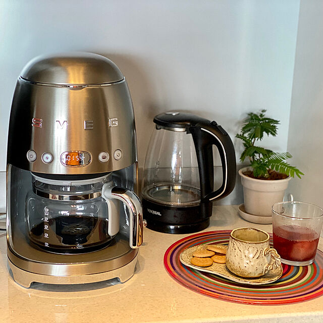 kukumaruのSmeg-Smeg コヒーメーカー Retro Style 10 Cup Programmable Coffee Maker Machine Stainless Steel [並行輸入品]の家具・インテリア写真