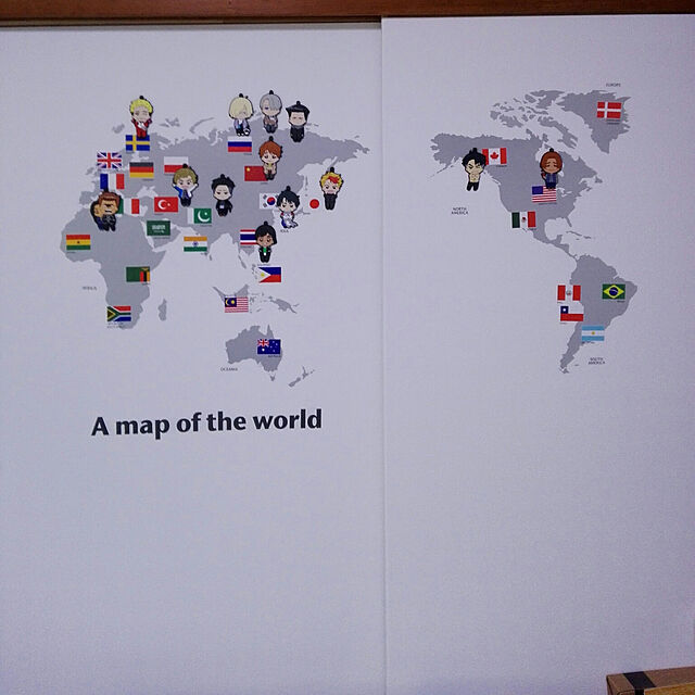 maruの-世界地図 ウォールステッカー ポスター [世界地図と英字] ウォールステッカー 北欧 ウォールステッカー 植物 木 ウォールステッカー 英字 ウォールステッカー 壁紙 ウォールステッカー トイレ 宅Cの家具・インテリア写真