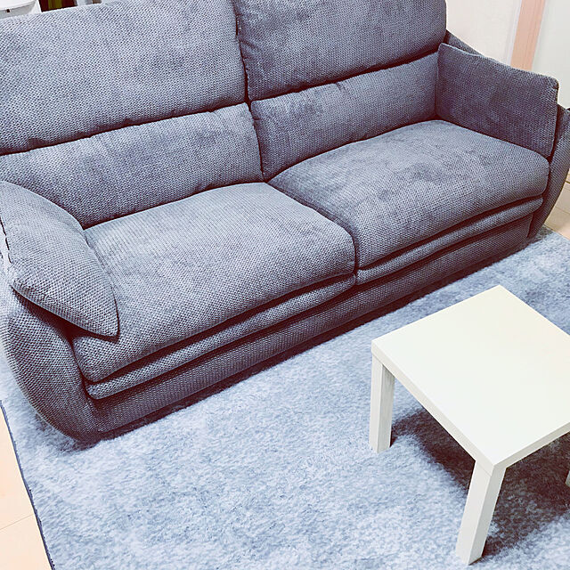 Ayuminnのニトリ-3人用布張りソファ(Nポケット A9H WF-GY) の家具・インテリア写真