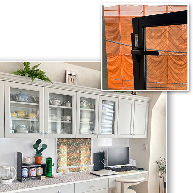 bonobono54のTRYSHA-TRYSHA ホームDIY装飾用フラワーポットホルダー付き6マグカップ/コーヒー/ティーサボテンコースター滑り止め断熱カップマットのセット 断熱コーヒーメーカーの家具・インテリア写真