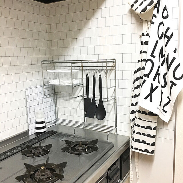 Harunaの-Design letters デザインレターズ 　キッチン　インテリア　タオル　タイポグラフィー　"kitchen towel 2-pac"の家具・インテリア写真