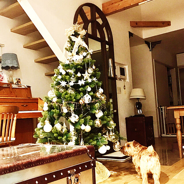 mamamiの-RS Global Trade RSグローバルトレード社 RGT クリスマスツリー 150cm オーナメントセット〜ドイツ・RS Global Trade（RSグローバルトレード社）の本物のもみの木そっくりなクリスマスツリーです。【ラッピング不可】の家具・インテリア写真
