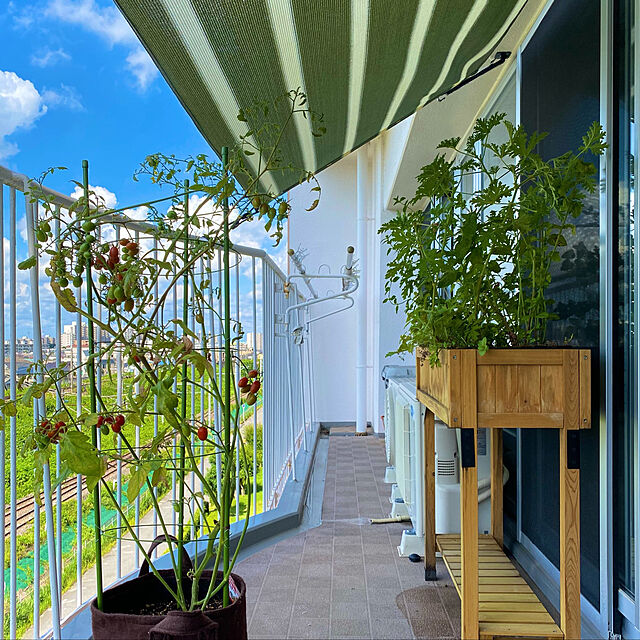 RYOの-ベジバック　VGT-B01BR（B01G・B01R・B01BR）（タカショー）送料無料　ガーデンアクセサリー　プランター　鉢植え　ガーデニング　家庭菜園　VegBagの家具・インテリア写真