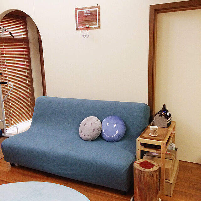 Asakaru_sopの-salut!(サリュ) スマイルクッション GYの家具・インテリア写真