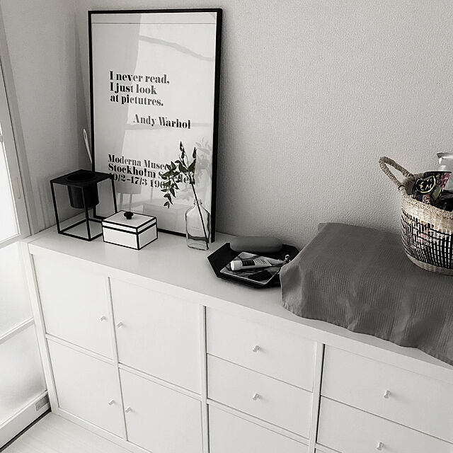_YURIA_のイケア-【IKEA/イケア/通販】 KALLAX カラックス インサート 引き出し2段, ホワイト(c)(20351879)の家具・インテリア写真