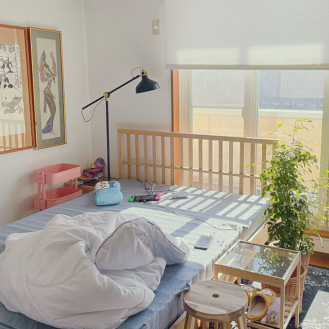 akachan_manのイケア-KONGSHUS コングスフース ベッドフレームの家具・インテリア写真
