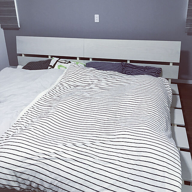 o_kakhs_mのニトリ-シングルベッドフレーム(S/SD トロップ3 WW) の家具・インテリア写真