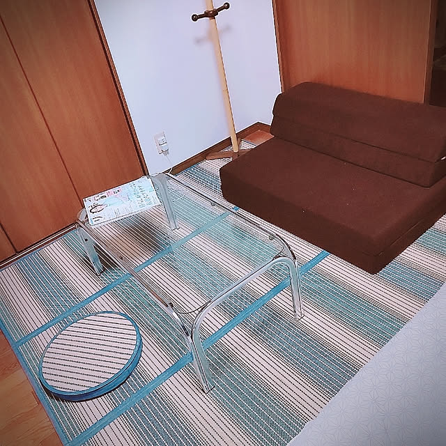 r.miiのニトリ-両面シートクッション(タンタ O GR) の家具・インテリア写真