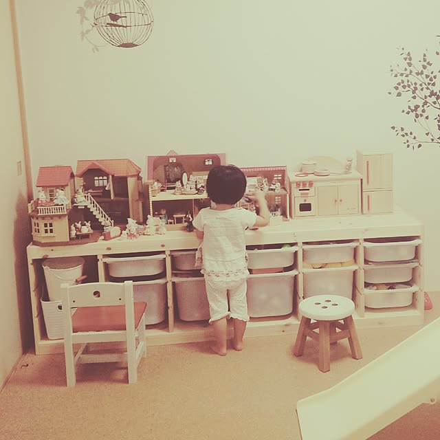 nishimuのイケア-[IKEA/イケア/通販]TROFAST トロファスト 収納ボックス, ホワイト【北欧デザインの見せるおもちゃ箱。子供部屋に最適なおしゃれ収納ラック】[C](d)(40141673)の家具・インテリア写真