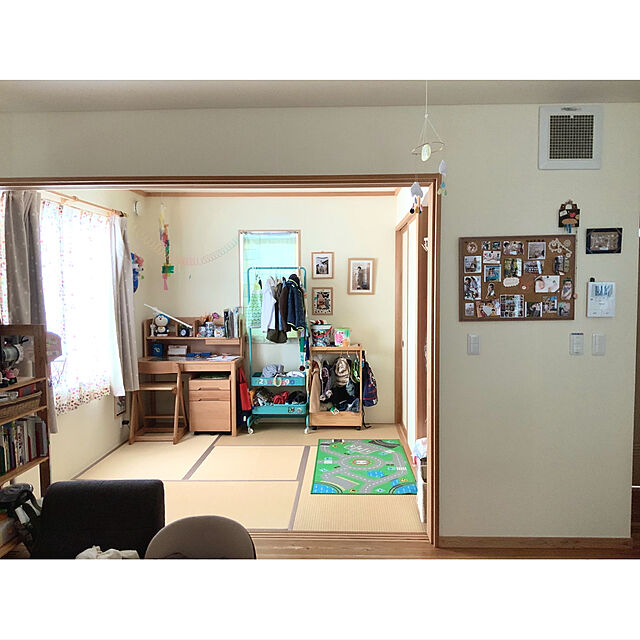 chiiyanのニトリ-コルクボード(6090DBR) の家具・インテリア写真