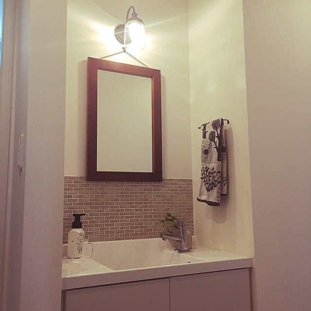 remindの-タオルハンガー アイアン タオル掛け キッチン トイレ 洗面所 壁 30cm ウォールハンガー300の家具・インテリア写真