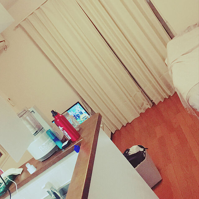 Ayumiのニトリ-綿100% ベッド用ボックスシーツ セミダブル(ロッソ SD) の家具・インテリア写真