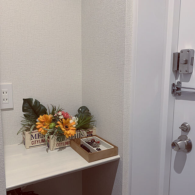 satosatocielのニトリ-小物トレー(DIVINOS S WH) の家具・インテリア写真