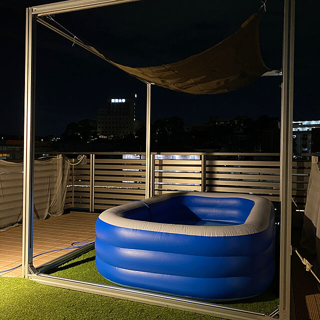 suita-5の-[260cm] VeroMan 家庭用 大型プール インフレータブル ビニールプール 水遊び 室内 室外 庭 屋上 暑さ対策 (XL)の家具・インテリア写真