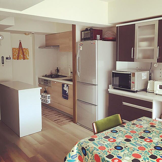 kakatti711のニトリ-キッチン用フロアマット(Nキッツル BE 45x180) の家具・インテリア写真