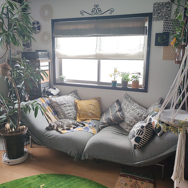 hiro3のイケア-LJUV ジューヴ クッションカバーの家具・インテリア写真