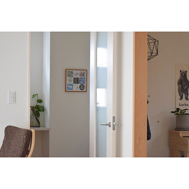 yu_ki.nysの-正方形の額縁 D771 300画(300X300mm) 木製フレーム 木地色-新品の家具・インテリア写真
