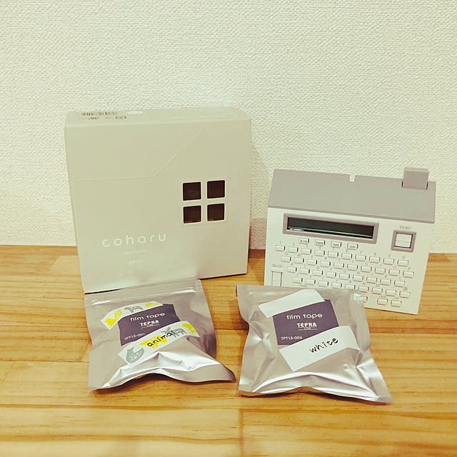 写真付きレビュー Lifeit こはる テーププリンター こはる Mpシロ ラッピング対応 ラベルライター ラベルプリンター おしゃれ こはる お名前シール ラベリング 整理収納 入園準備 保育園 幼稚園 あす楽対応 の通販商品 口コミ情報 Roomclipショッピング