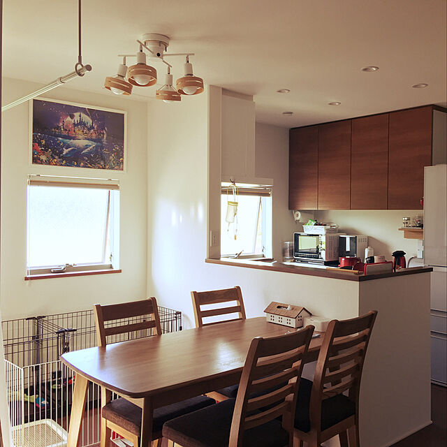eriのニトリ-ダイニングテーブル(ガルフ LBR) の家具・インテリア写真
