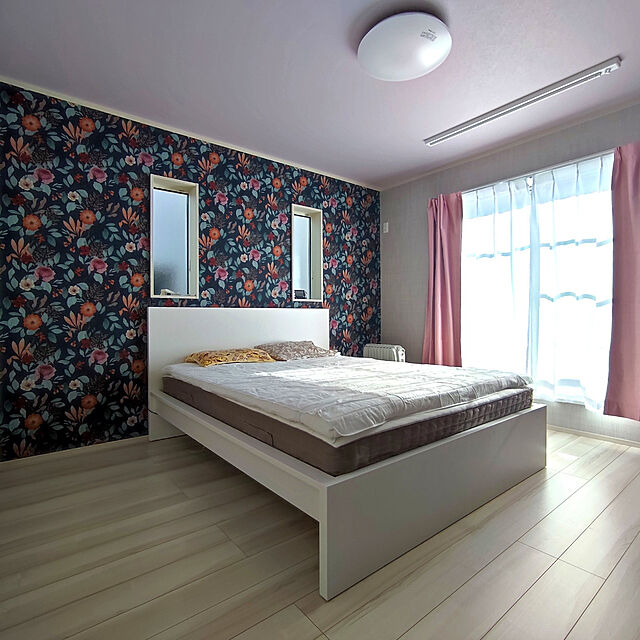 Chansawaのイケア-MALM マルム ベッドフレームの家具・インテリア写真