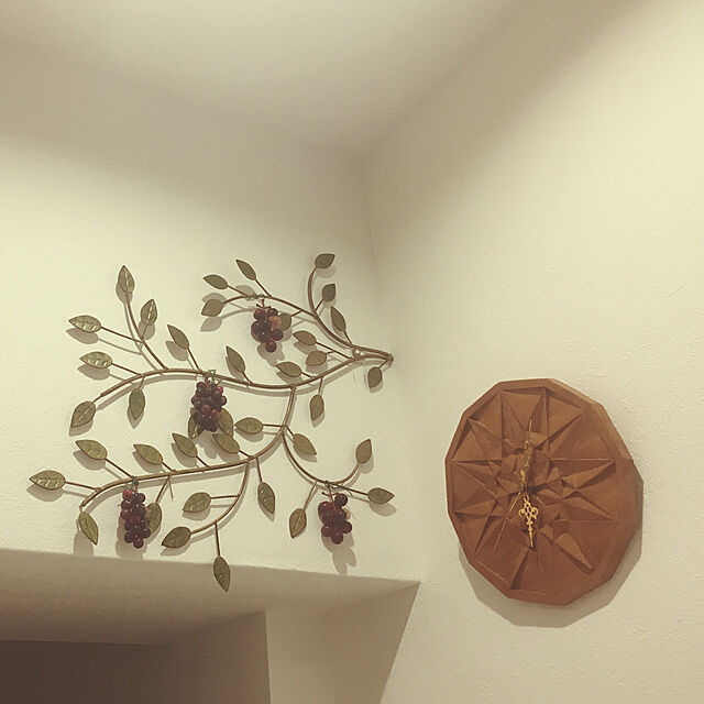 mochizukinの-【送料込のお得価格】アイアン壁飾り　パティナアイアンリーフツリー2Pセット 壁掛けの家具・インテリア写真