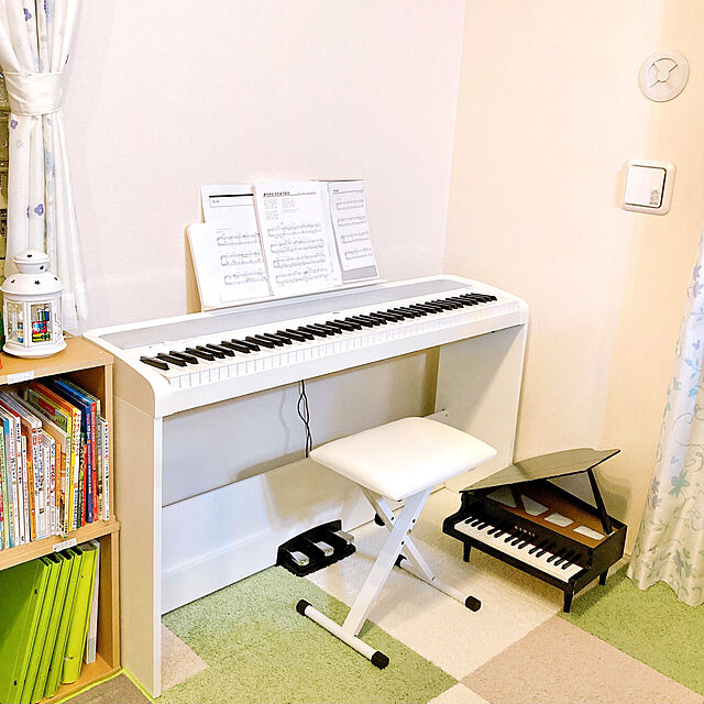 yukki111の-【プレゼントに】 （カワイ） KAWAI ミニピアノ・グランドピアノタイプ 【黒】の家具・インテリア写真