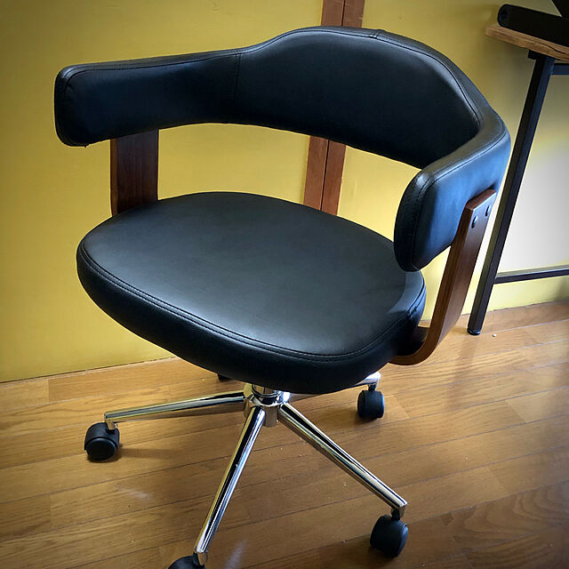 suzuranのWill-Limited.-チェア オフィスチェア テレワーク 在宅勤務 Wiz ウィズ キャスター 椅子 いす チェア 曲木 木製 キャスター付き キャスター付 チェア 成型合板 木製 合成皮革 合皮 レザーの家具・インテリア写真