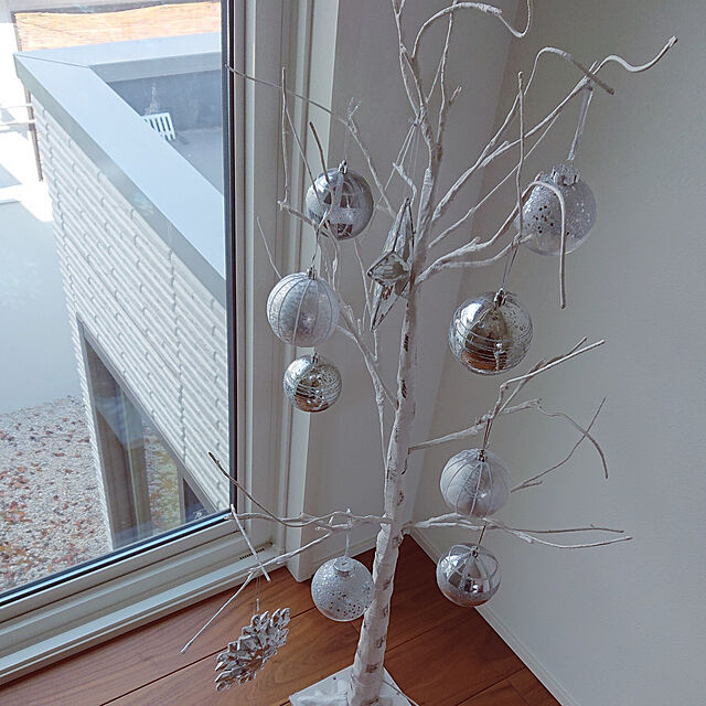 yucca.の-クリスマスイルミネーション　LED付白樺ツリー　H180cm　[大型商品160cm以上]/動画有の家具・インテリア写真