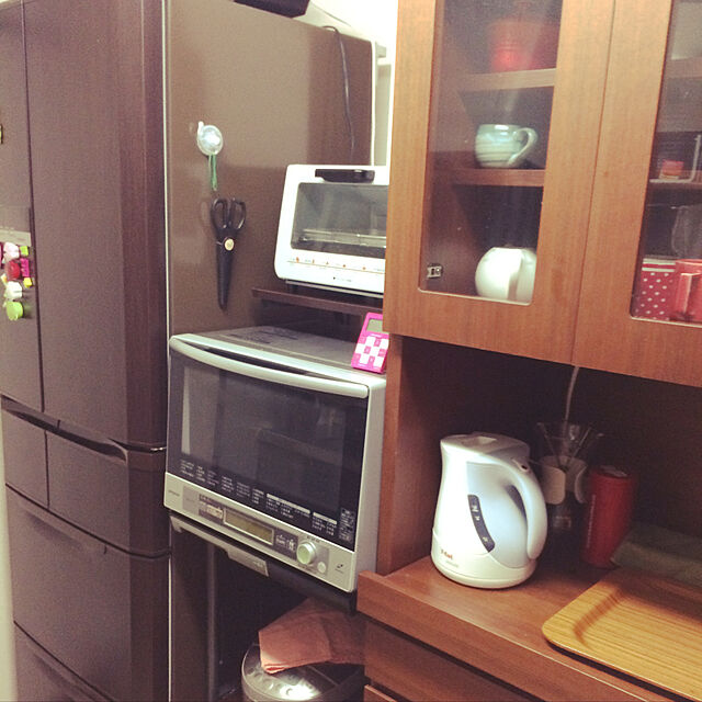 sanagiのニトリ-レンジラック(ファシール RE49 DBR) の家具・インテリア写真