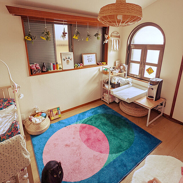 stephaniesaoriのイケア-LENAST レーナスト ベビーベッドスカートの家具・インテリア写真