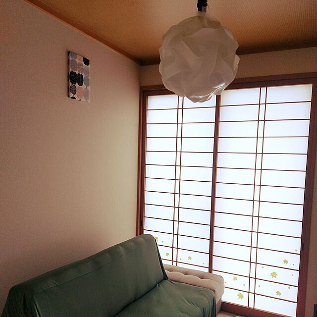 minmiのDEWEL-DEWEL ランプシェード ホヤ ランタン 編み灯罩 シャンデリア ペンダント DIY IQ組み立て (M)の家具・インテリア写真