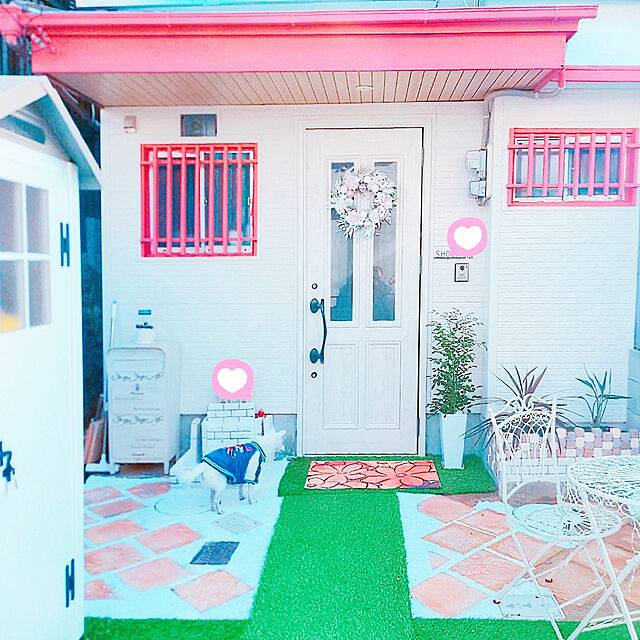 NanaShotaiのニッペホームプロダクツ-STYLE STYLE 屋内外兼用 水性ペンキ/50 ベリーピンク/4kgの家具・インテリア写真