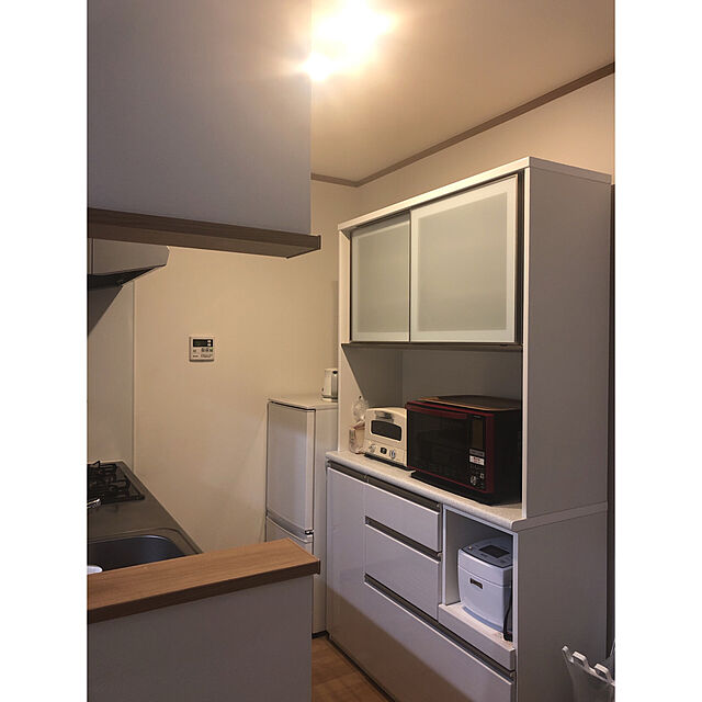 mckmckのニトリ-キッチンボード(プラウド140KB WH) の家具・インテリア写真