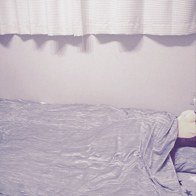 Komomoのニトリ-掛け布団カバー ダブル(NグリップベルベRO D) の家具・インテリア写真