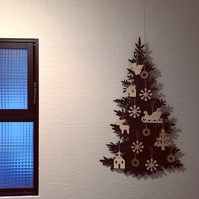 nutschanの-Creema限定 クリスマスツリー (マットブラック) オーナメント 飾りの家具・インテリア写真