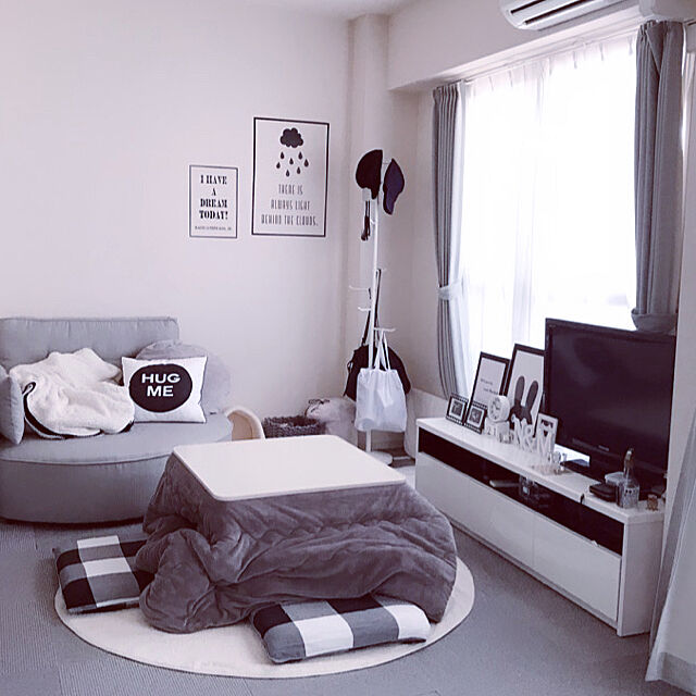 okakanaのニトリ-ジャンボクッションカバー(ブロックRE) の家具・インテリア写真