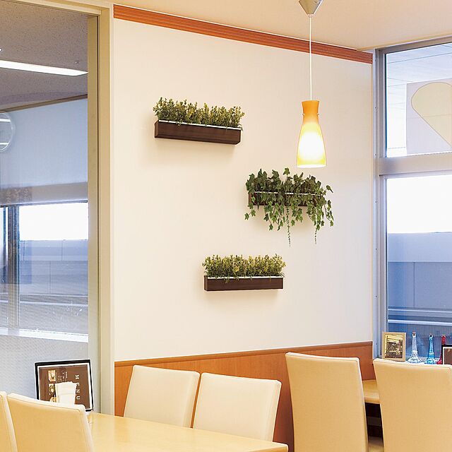 WALL_MATESの-グリーンモード 正規品 観葉植物 間仕切り(透明)パーテーション GR4421｜コロナ対策 飛沫対策パーテーション フェイクグリーン 日本製の家具・インテリア写真