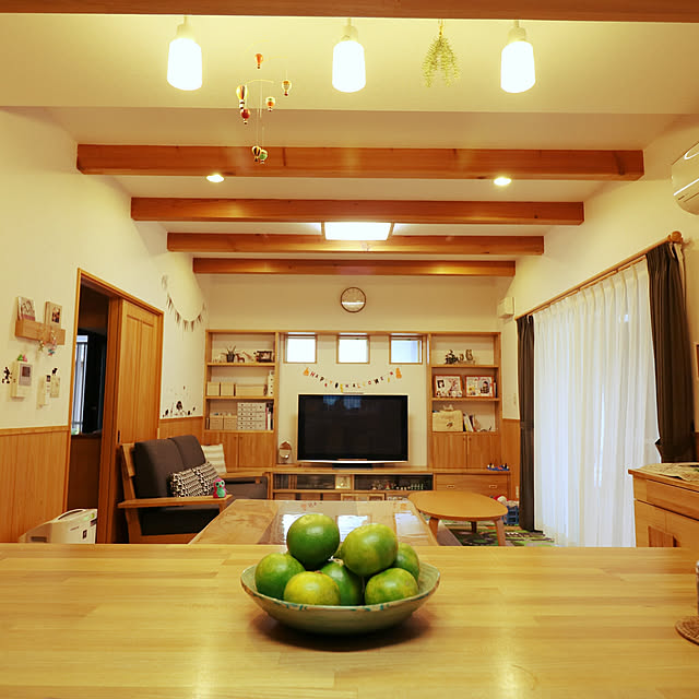 wakaba223の無印良品-壁に付けられる家具・長押・幅４４ｃｍ・タモ材／ナチュラルの家具・インテリア写真