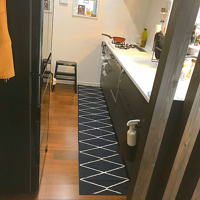 ttf___bのオカトー-オカトー キッチンマット インテリアマット ネイビー ロング 45×252cm サニー 252の家具・インテリア写真