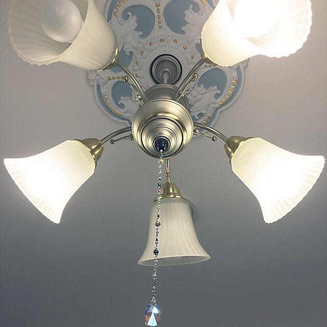 shoutoutの-【NMG257】　メダリオン シャンデリア装飾 天井シャンデリア照明装飾の家具・インテリア写真
