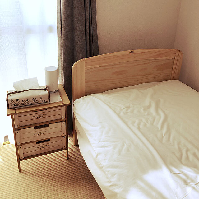 miyabiのニトリ-シングルベッドフレーム(ルカ NA-S) の家具・インテリア写真