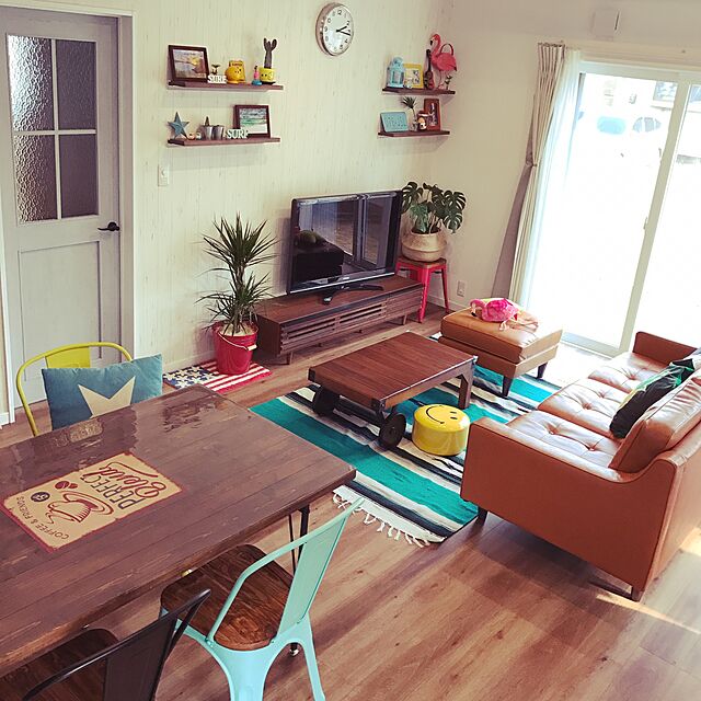 namiriiinの東谷-トロリー テーブルS W90×D50×H33 ブラウンの家具・インテリア写真