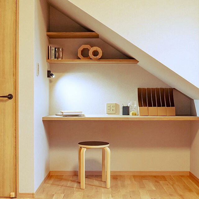 juliet0704のニトリ-木製スツール(セロ BK)  『玄関先迄納品』 『1年保証』の家具・インテリア写真